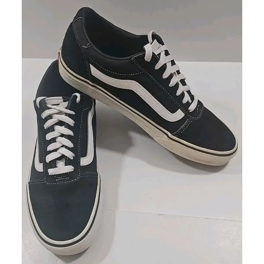 Vans Old Skool Classic Skate Shows Black & White Mens 9.5 Womens 11 Unisex Retro - Picture 8 of 16